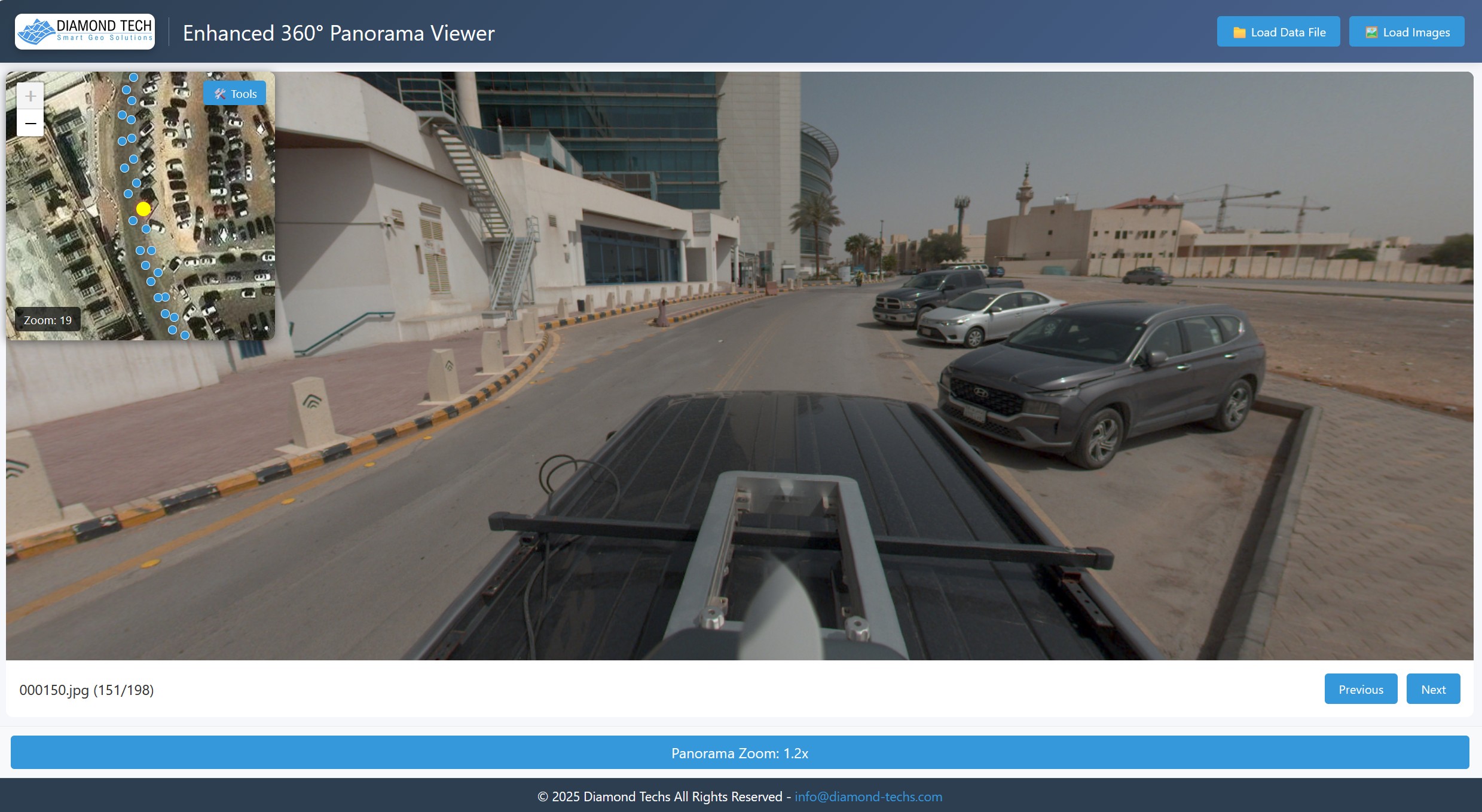 Design web 360 panorama viewer